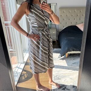 Elegant Striped Dress